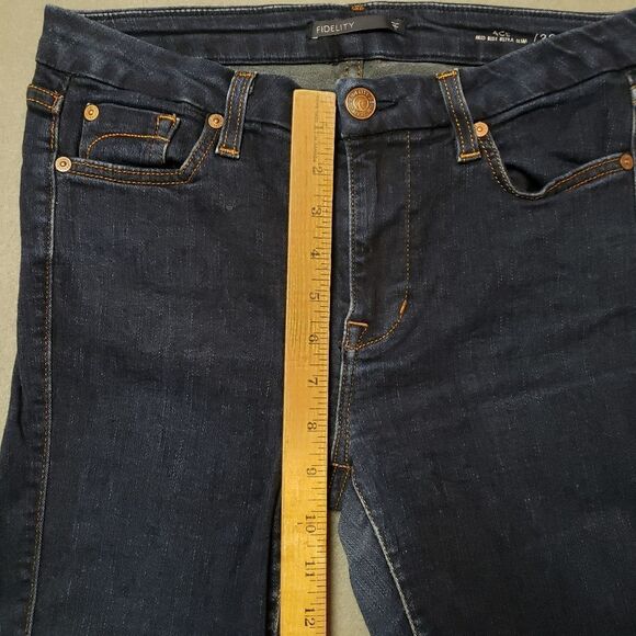 Fidelity Jeans Ace Mid Rise Slim Size 32 - Picture 10 of 12